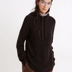 NWOT Madewell Brown Wilmington Hoodie Sweater